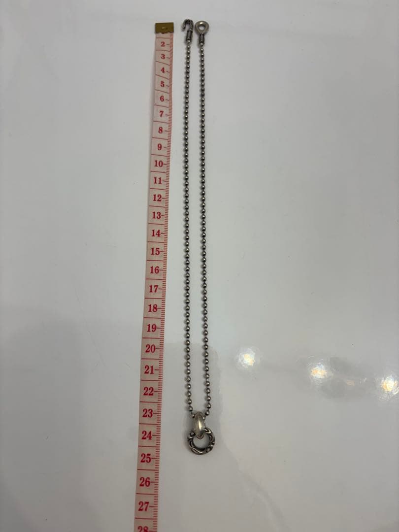 ロンワンズ シルバー チェーンネックレス フック式