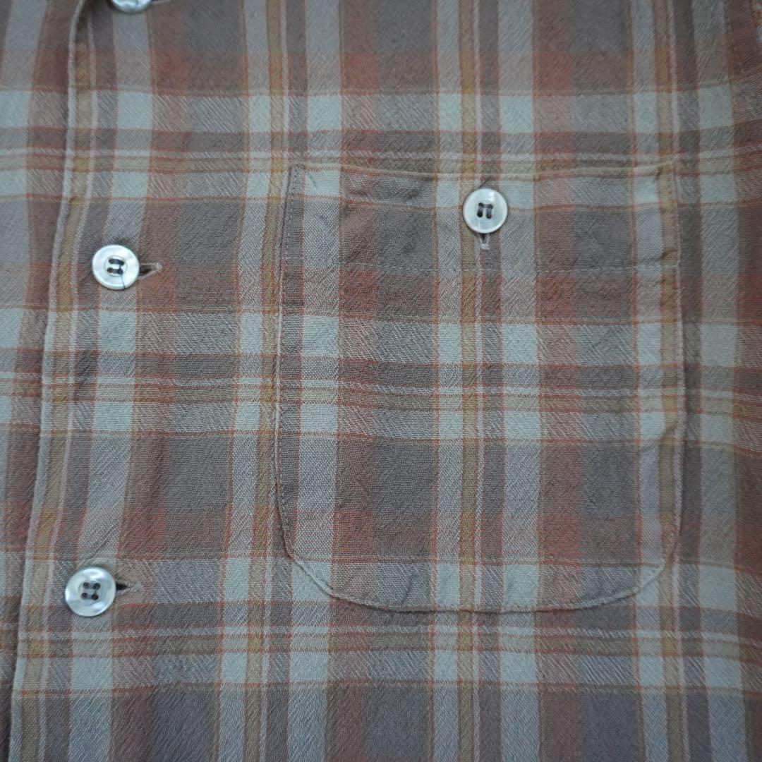 【70s】sirpendletonサーペンドルトン ウールシャツ ブラウン L