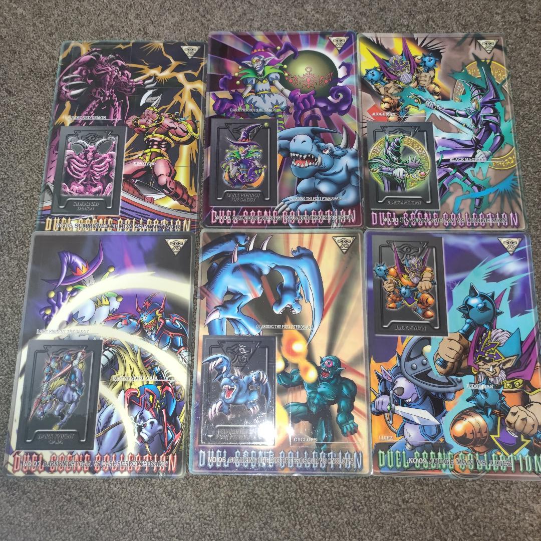 【希少・未使用美品】ジャンボカードダス デュエルシーン 未剥がし品 6枚