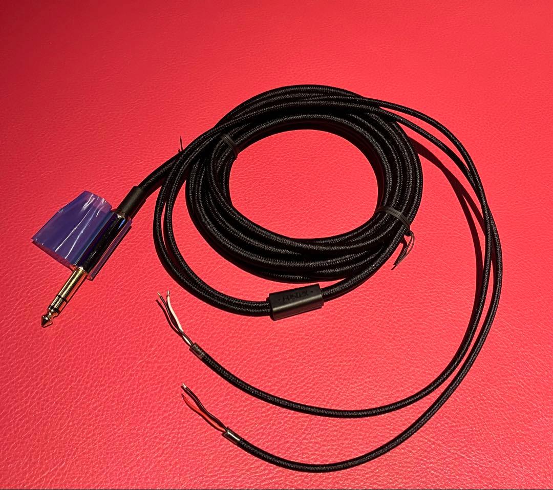 お値下げ:.。✽ Fostex ヘッドホンケーブル 6.3mm 約3メートル