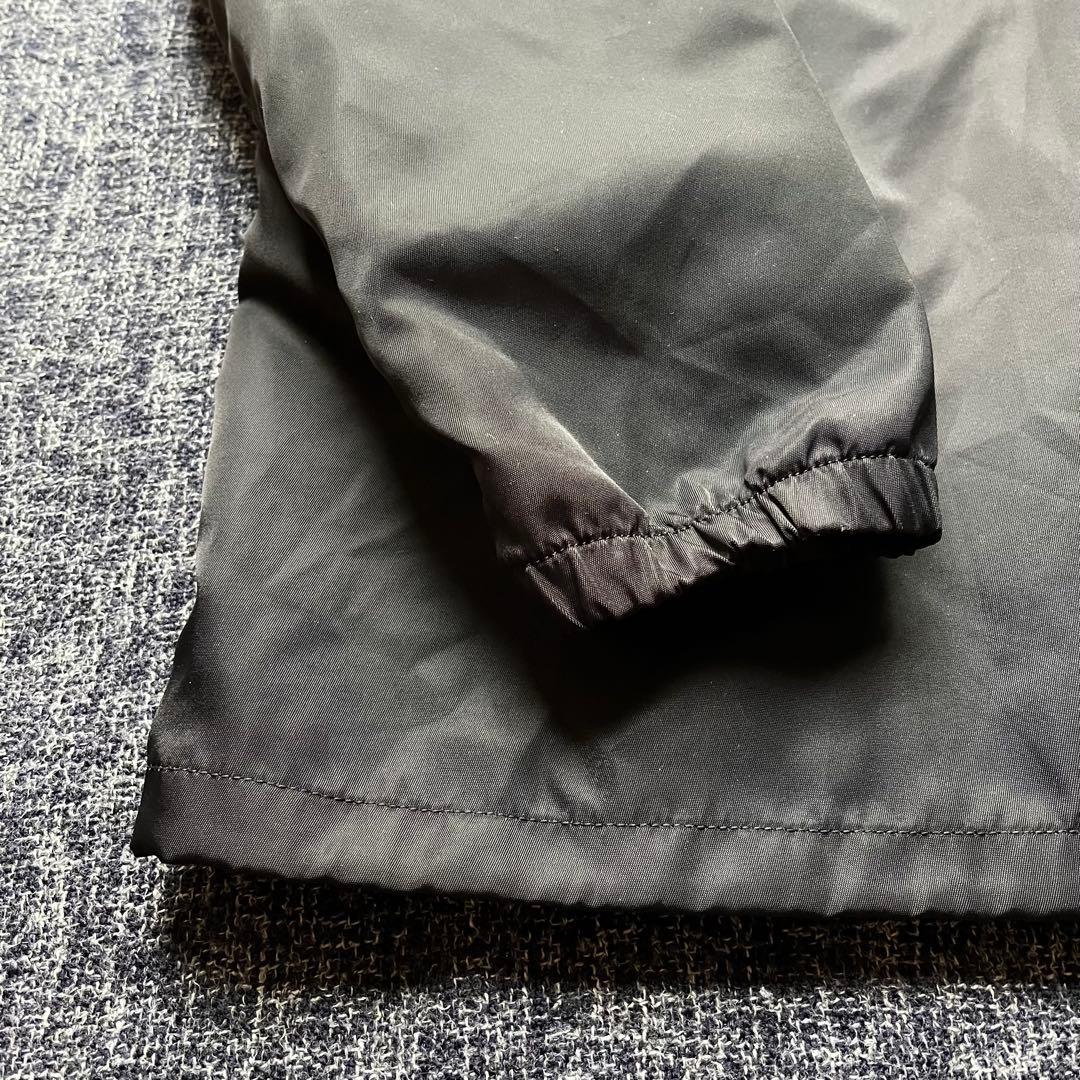 鉄雪SOPHNET. ナイロンジャケット 黒 ソフネット　コーチ　ブルゾン