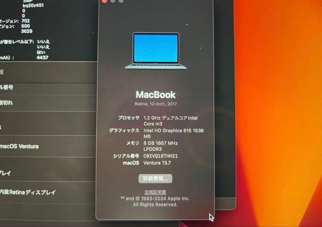 Apple MacBook 本体