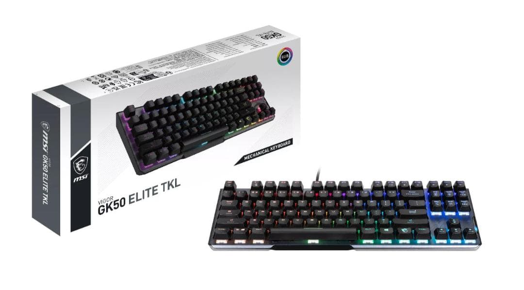 新品 MSI GK50 赤軸リニアメカニカル キーボード 日本語配列