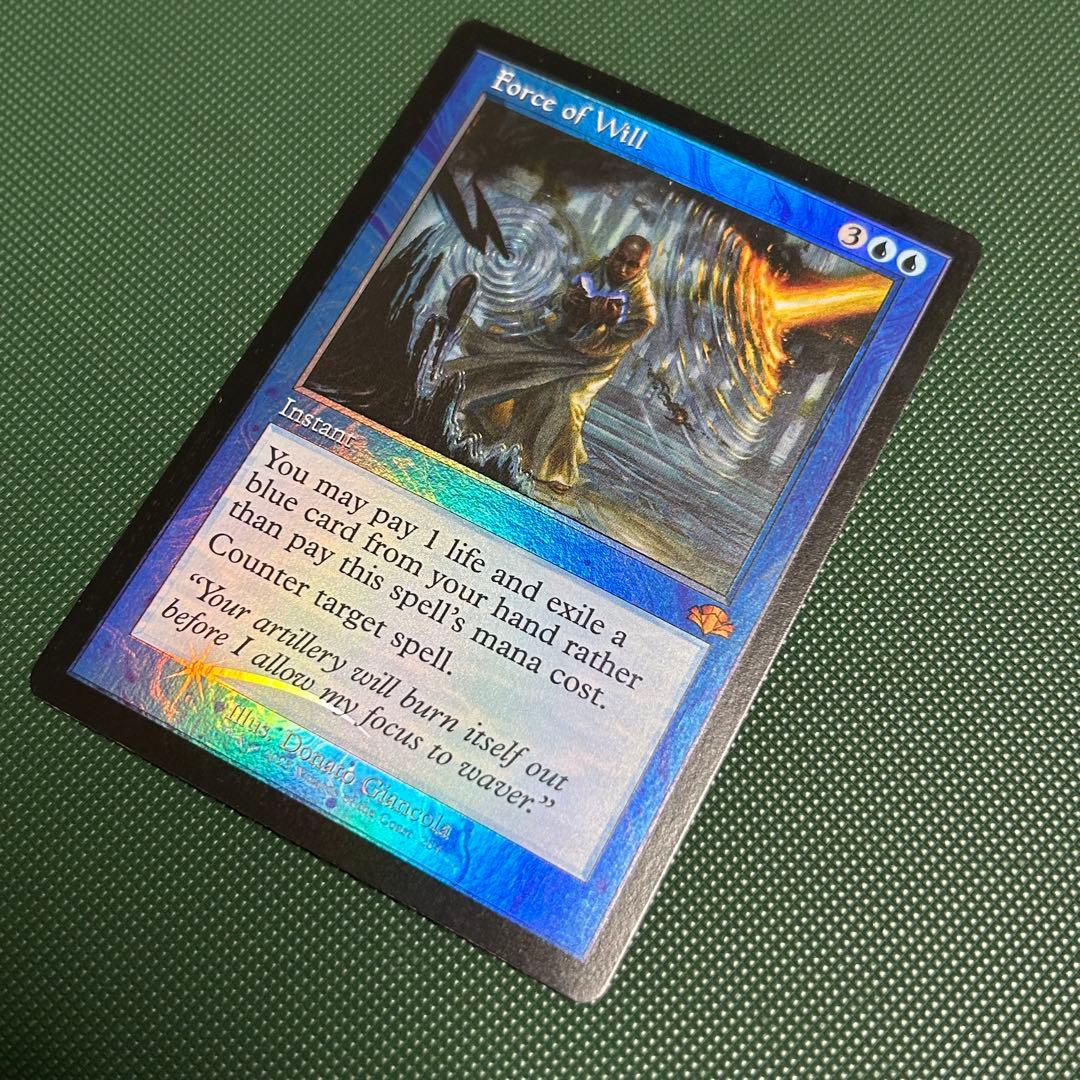 コレクターブースター産 【旧枠Foil】《意志の力/Force of Will》