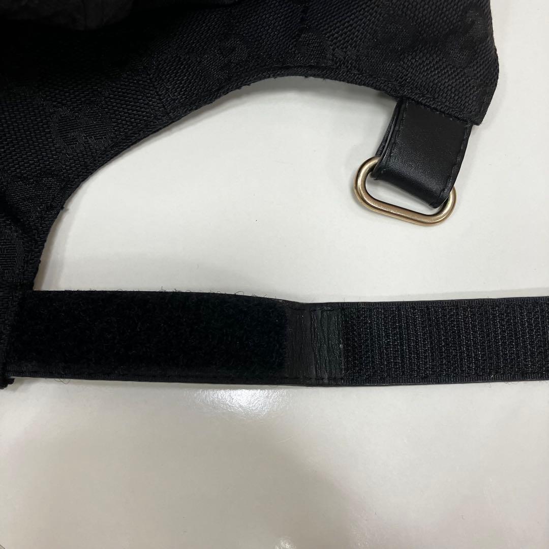 【ほぼ未使用】グッチ GGキャンパス シェリーライン キャップ 帽子 L 59