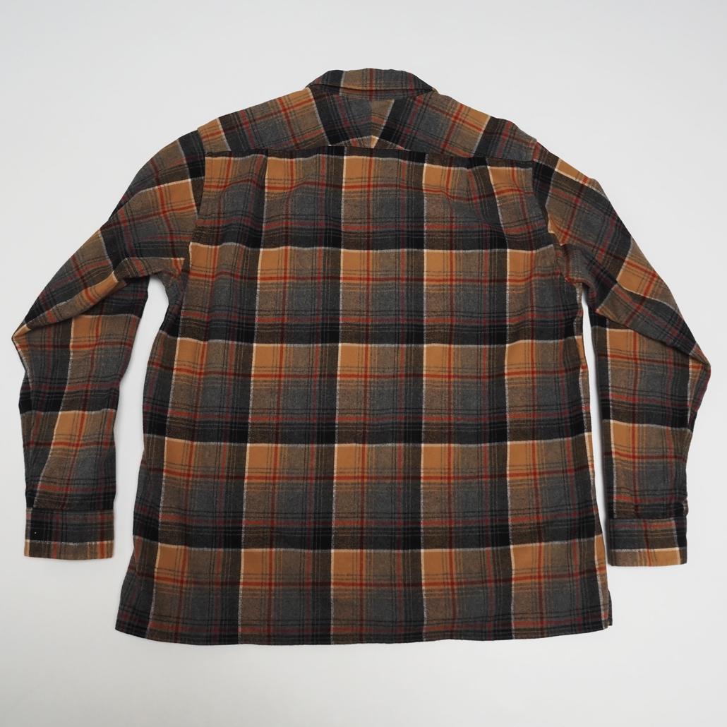 ビルウォールレザー別注 PENDLETON オンブレボートシャツ 925銀ボタン