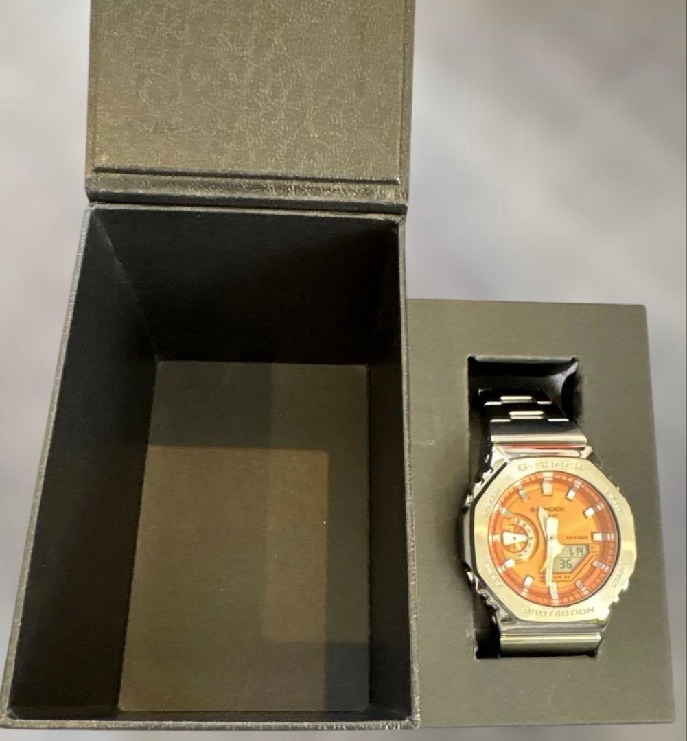 【新品・未使用】CASIO G-SHOCK GM-2110D-4AJF オレンジ