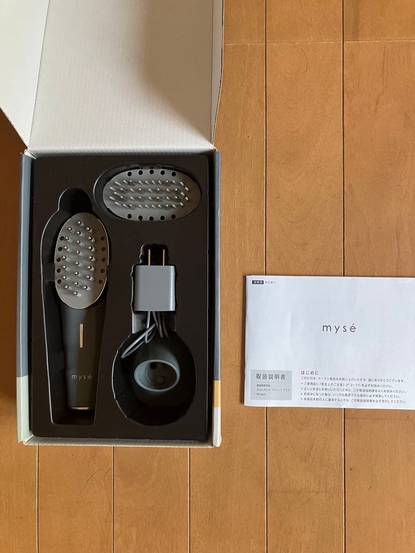 電気バリブラシ ミーゼ スカルプリフトアクティブ プラス MS82G(箱付き)