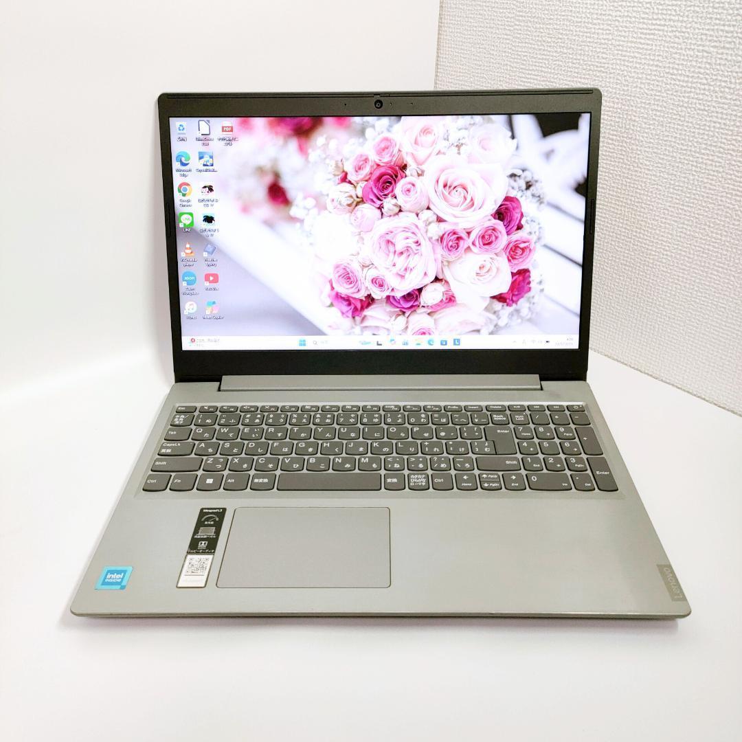 第11世代✨️Windows11/SSD/オフィス/カメラ/レノボノートパソコン