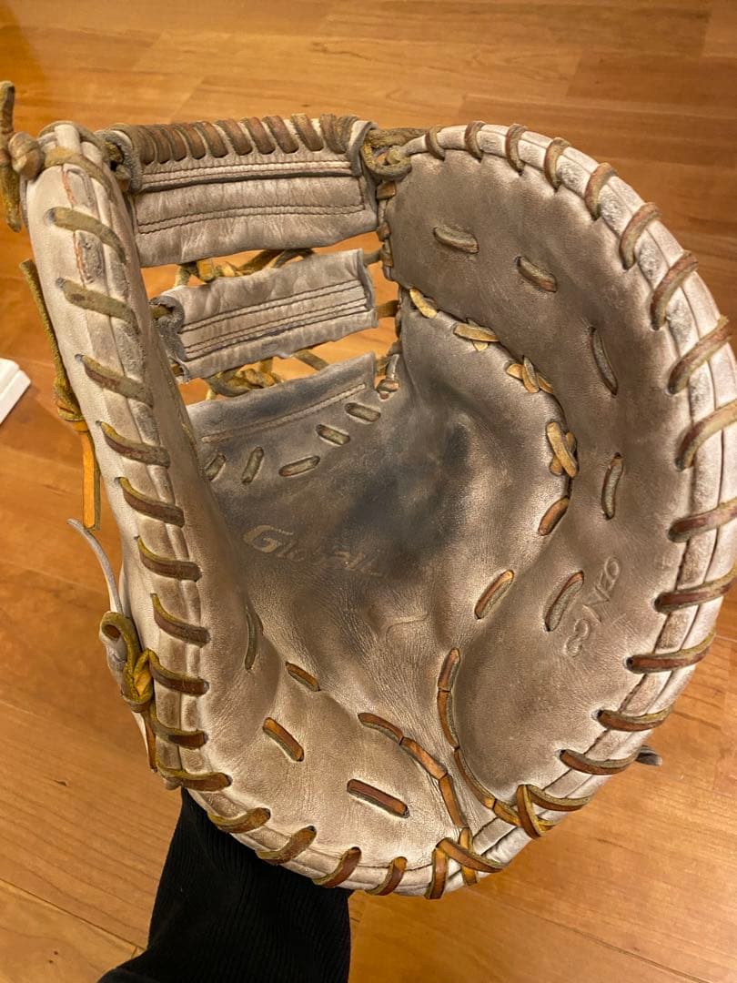 Mizuno グローバルエリート硬式用　ファーストミット　ホワイト