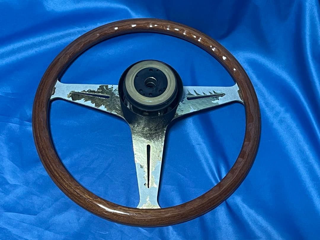 み*】様 【ジャンク品】ナルディ（NARDI）クラシックウッド ステアリング 3