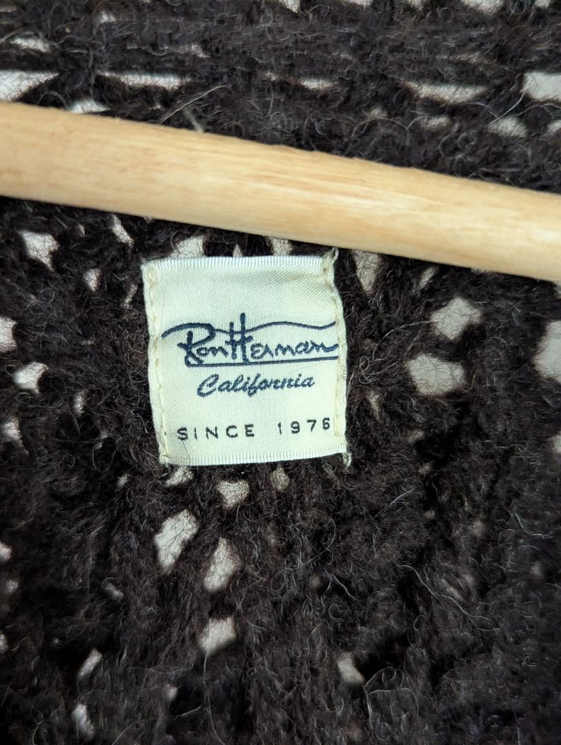 Ron Herman コンチョ付き ケーブルニット