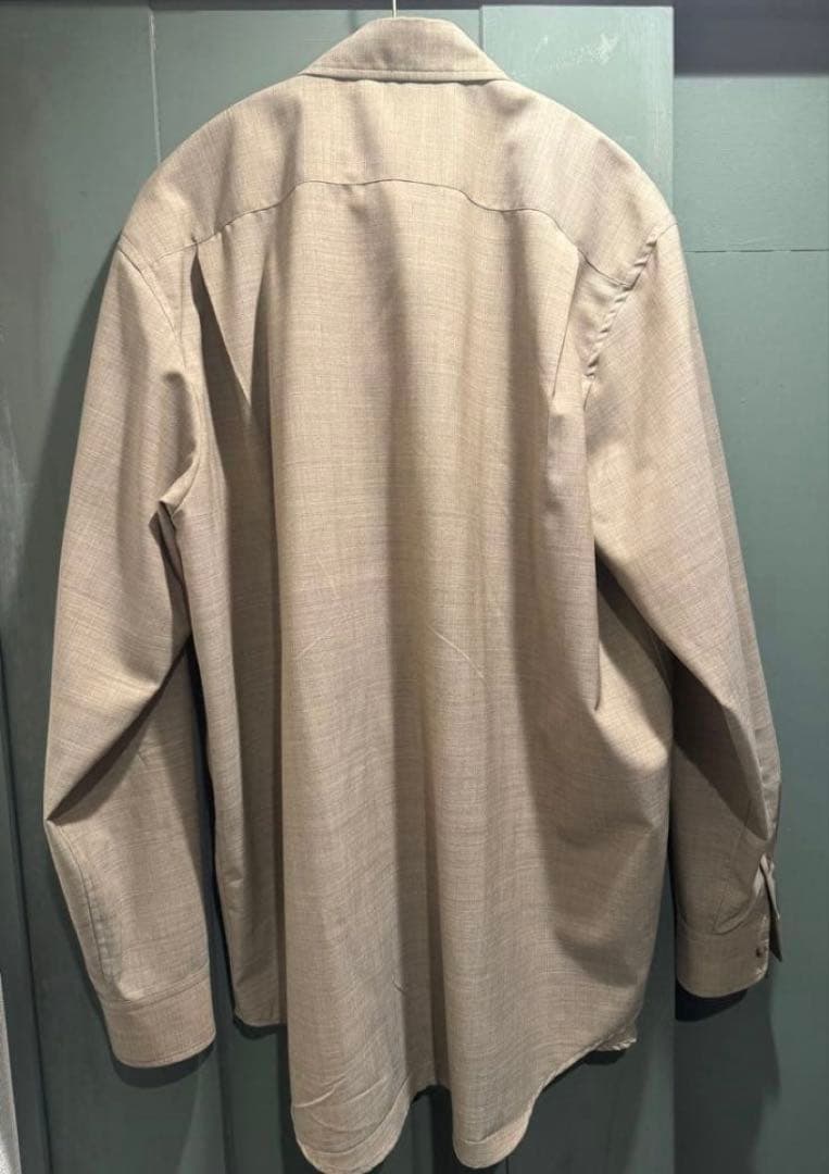 最終値下AURALEE SUPERFINE TROPICAL WOOLSHIRT