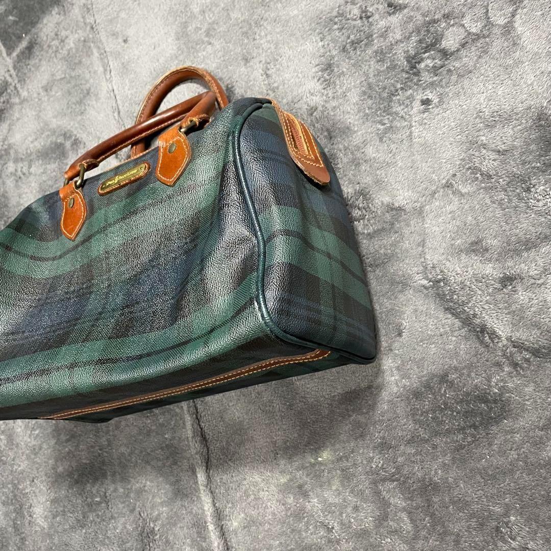 POLO Ralph Lauren ミニボストンバッグ　ハンドバッグ　チェック柄