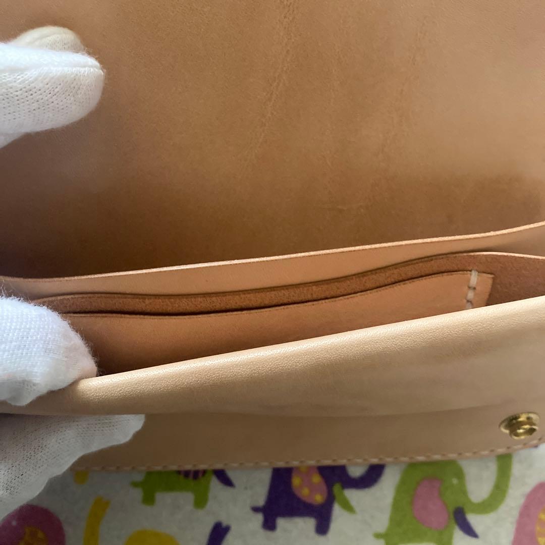 半額以下　年末最終値下げ　ロングウォレット BWL-B ヌメ革長財布