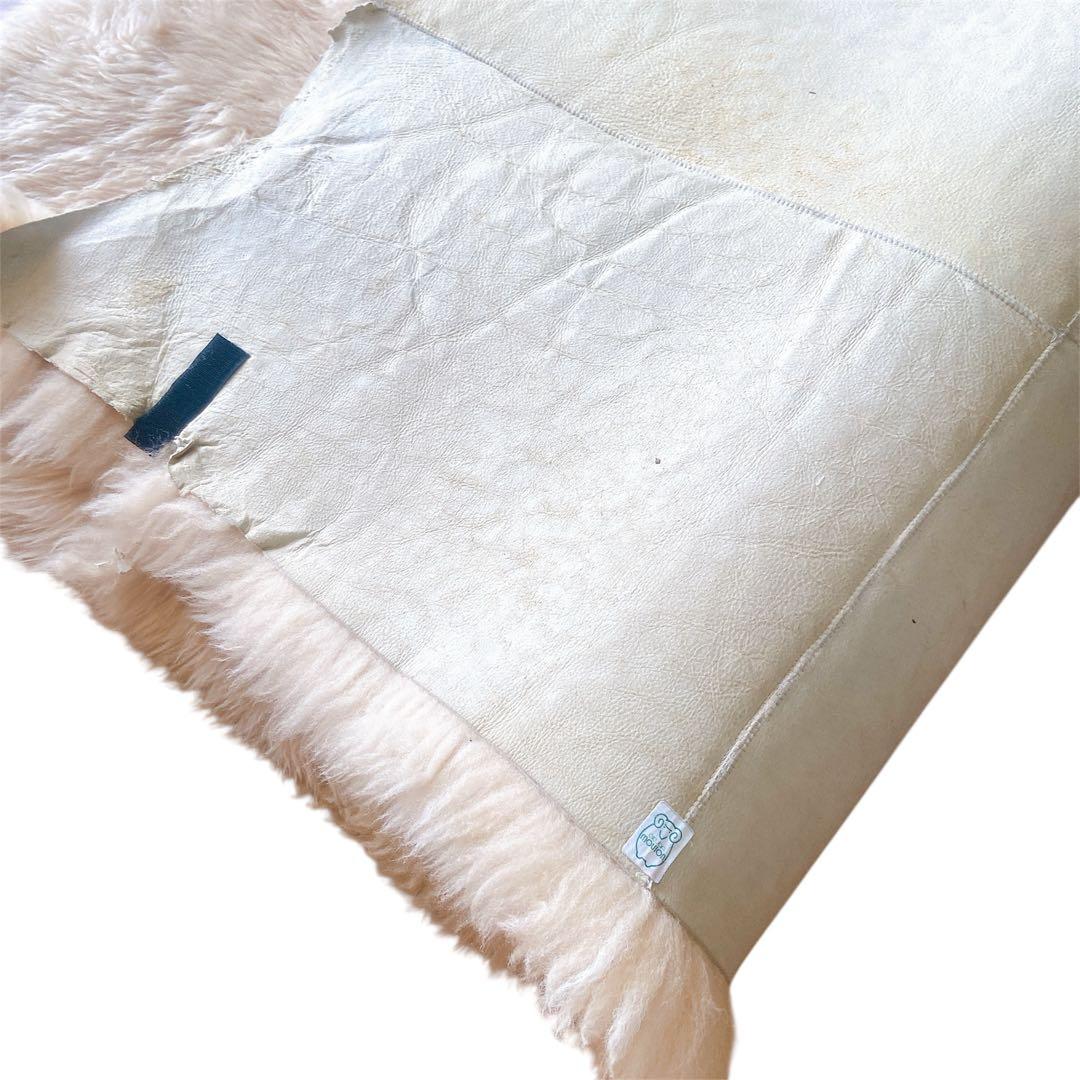 6B11 okuda 奥田 ムートンラグ ラグマット 約127×150cm