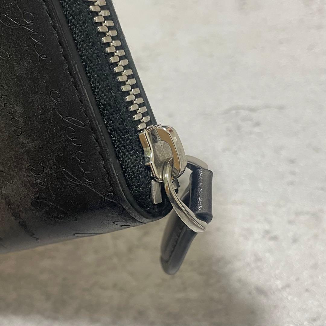 Berluti ベルルッティ コンパクト財布 ワパ カリグラフィ ブラック