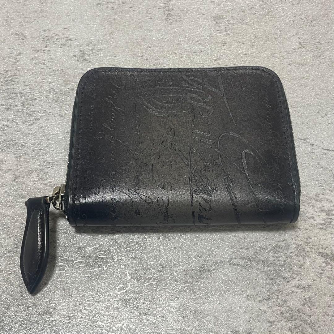 Berluti ベルルッティ コンパクト財布 ワパ カリグラフィ ブラック