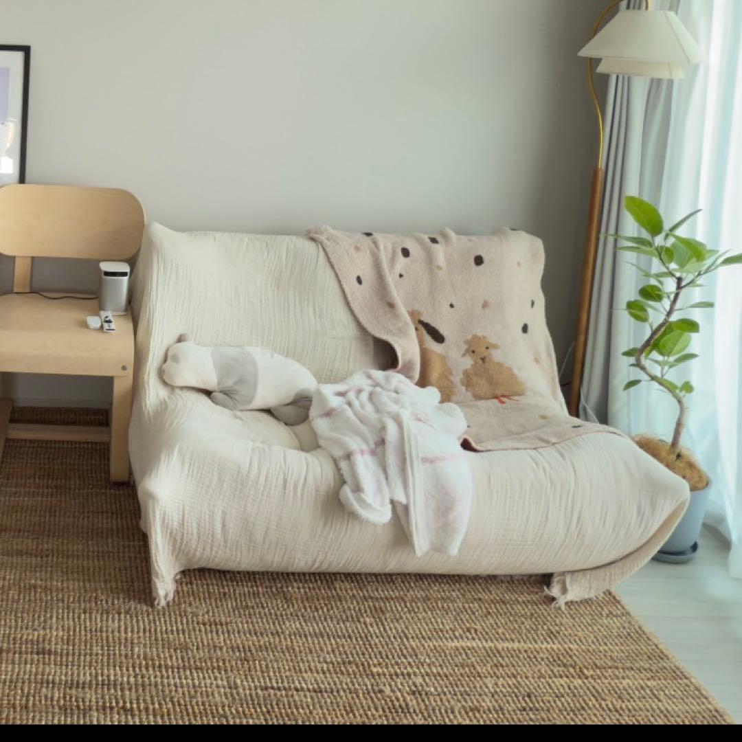 LOHALS ラグ 平織り ナチュラル 160x230 cm