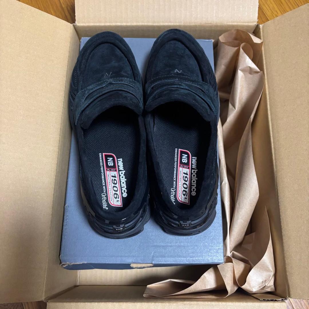 靴 New Balance 1906L Black Suede 28cm