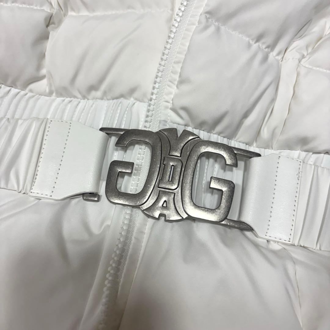 着用1回のみ　美品GYDA ジェイダ　フード付きロングダウンジャケット ホワイト