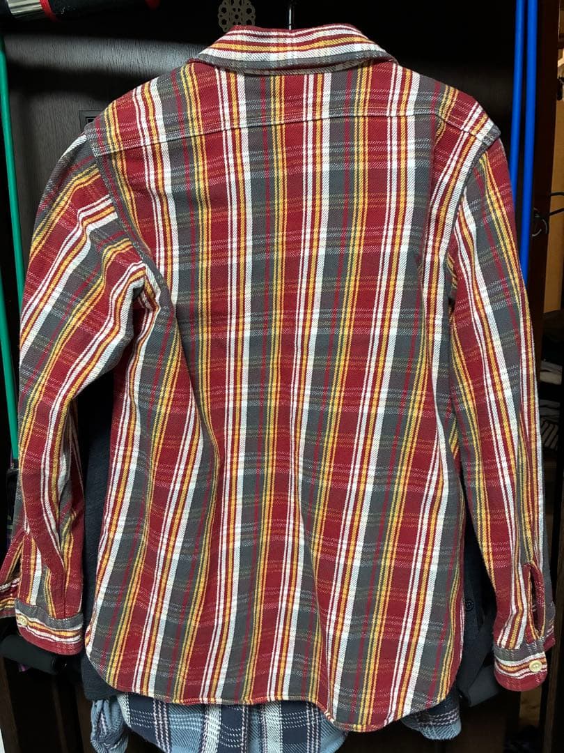 WAREHOUSE ネルシャツ M(15-15 1/2) 2枚セット