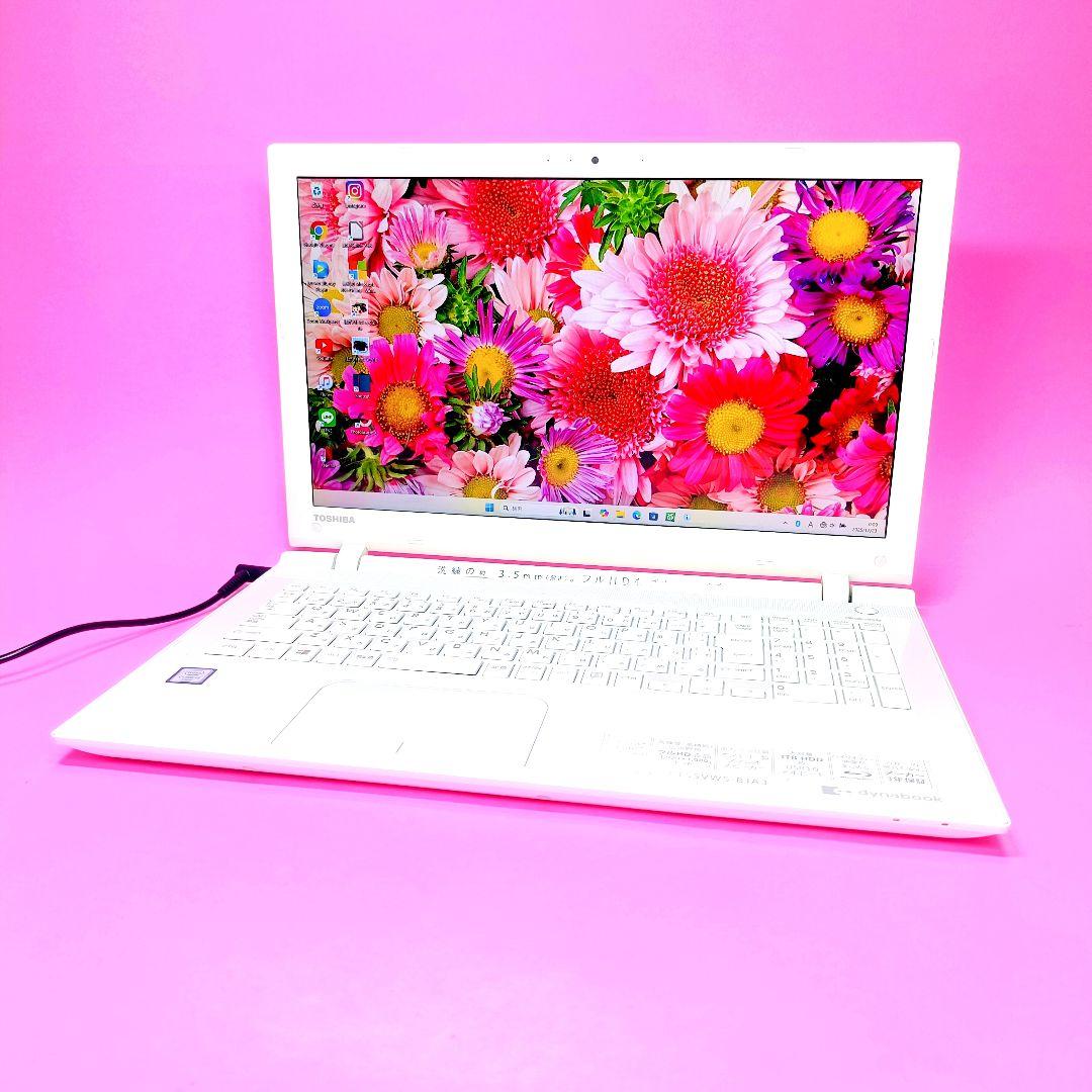 高速SSD500✨i5✨ブルーレイ✨オフィス✨フルHD✨カメラ付ノートパソコン