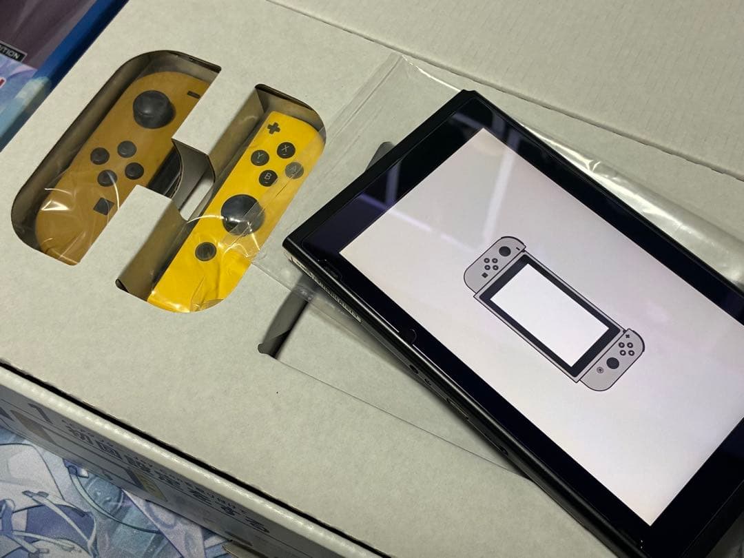 【操作不良/内バッテリー劣化】ポケモン Switch ピカブイ 本体 付属品完備