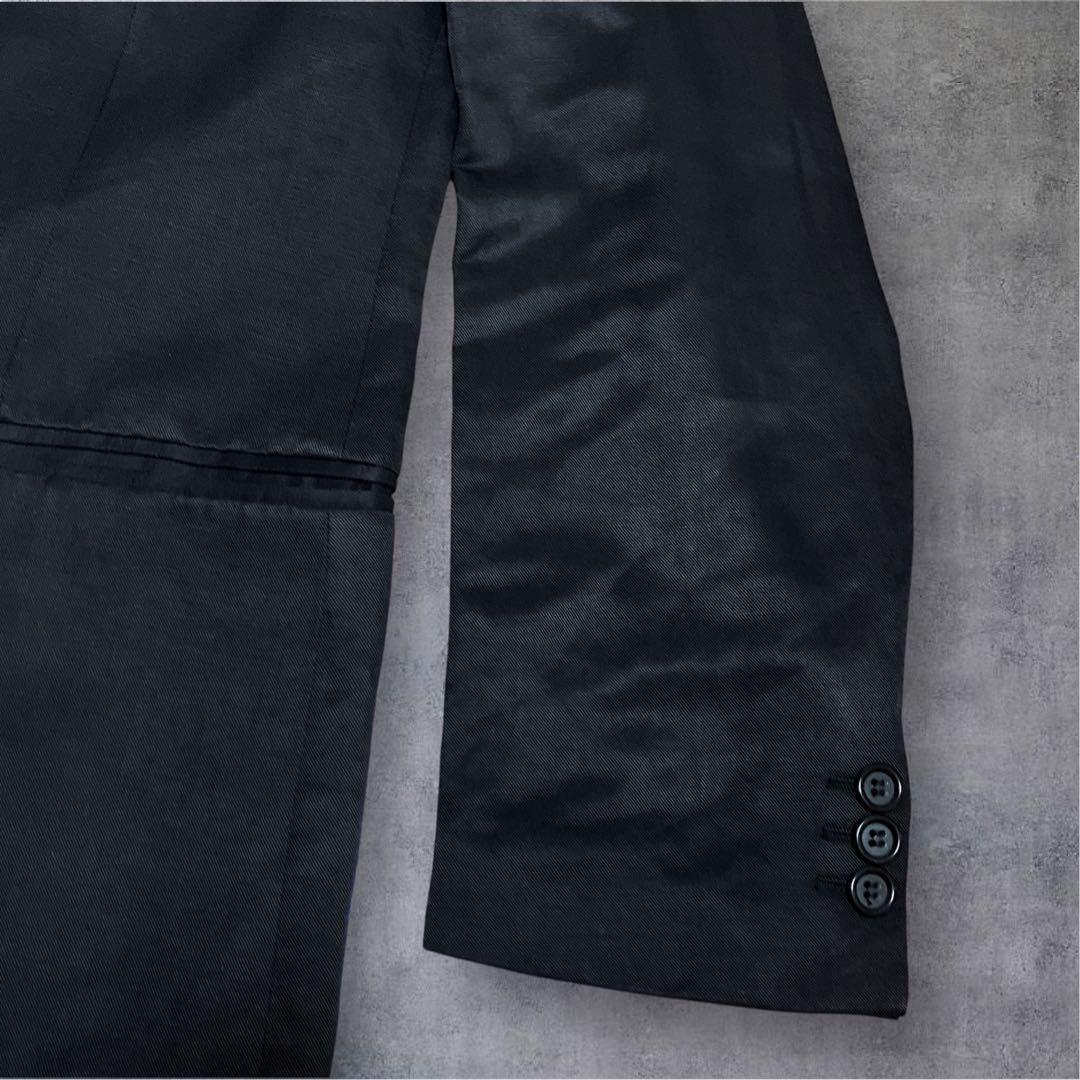 バーニーズニューヨーク　イタリア製　スーツジャケット　メンズ　光沢　XLサイズ