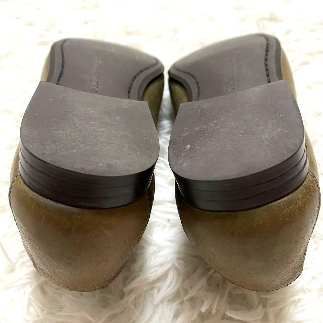 【美品】 shoe&sewn Medoc 38 シューアンドソーン モスグリーン