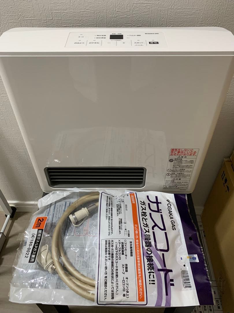 【美品・ホース付】ノーリツ GFH-2406S都市ガス ガスファンヒーター