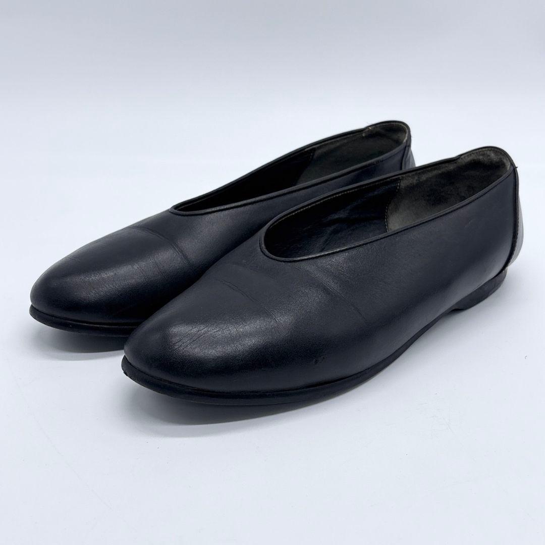 ヨーガンレール パンプス レザー ブラック 24cm オフィス