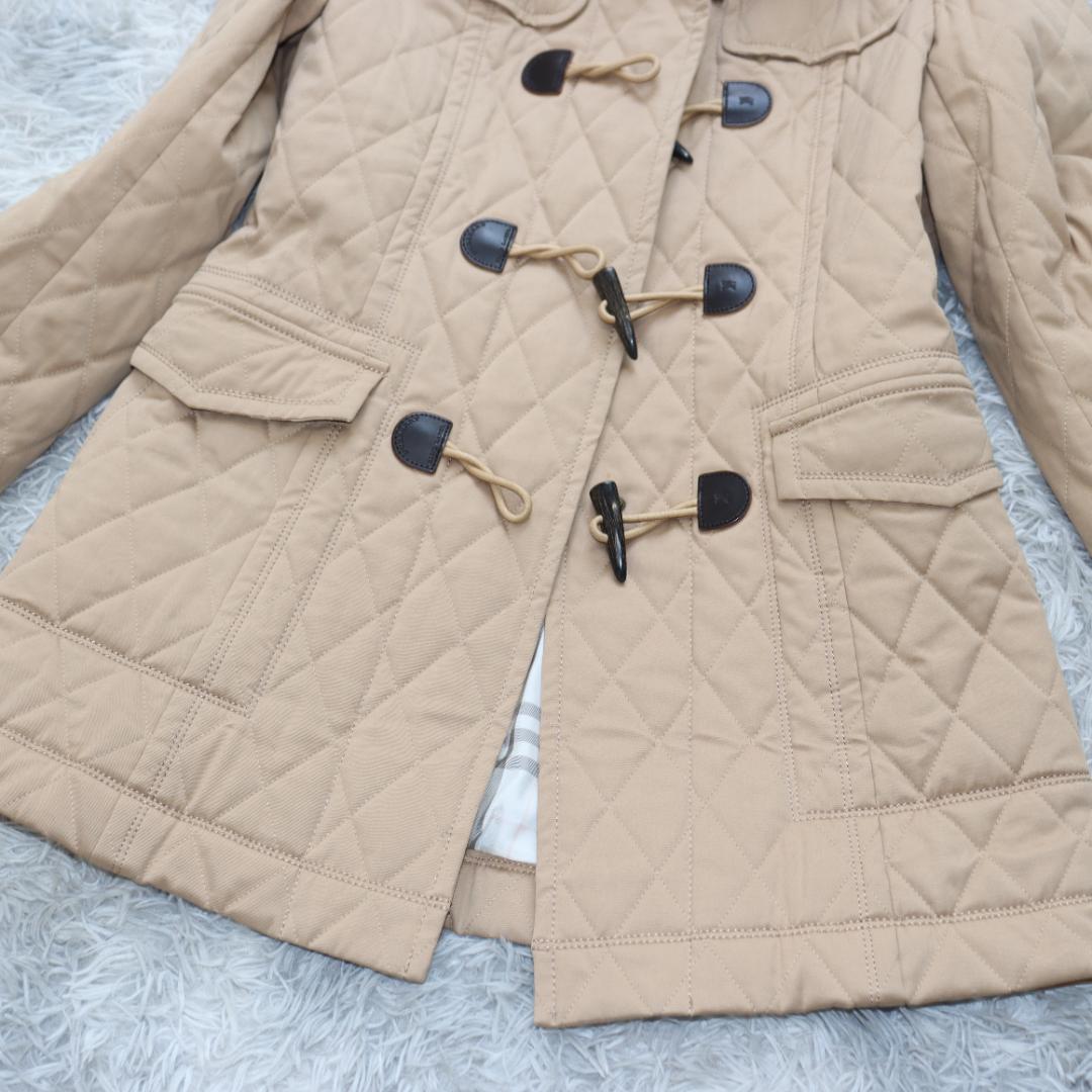 ✨バーバリーブルーレーベル✨キルティング　ダッフル　フード　ファー　2WAY