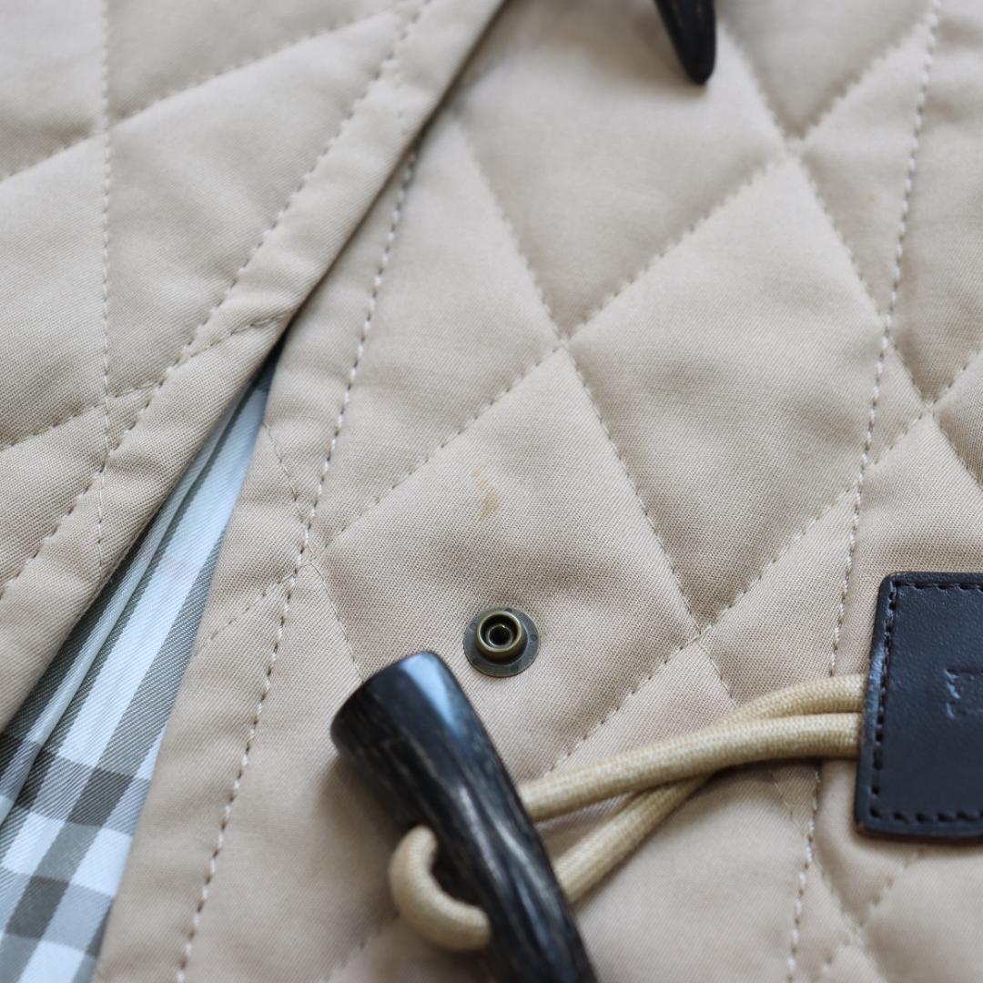 ✨バーバリーブルーレーベル✨キルティング　ダッフル　フード　ファー　2WAY