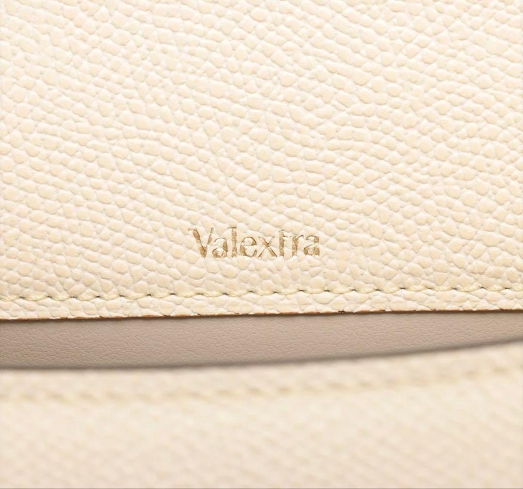★美品★ ヴァレクストラ VALEXTRA ミニ イジィデ ホワイト
