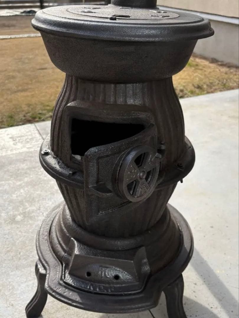 【年代物極美品】鋳物ダルマストーブ^_^
