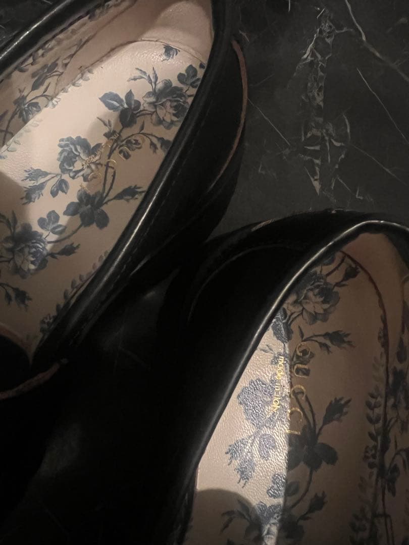 GUCCI厚底 ホースビットブラック レザー ローファー