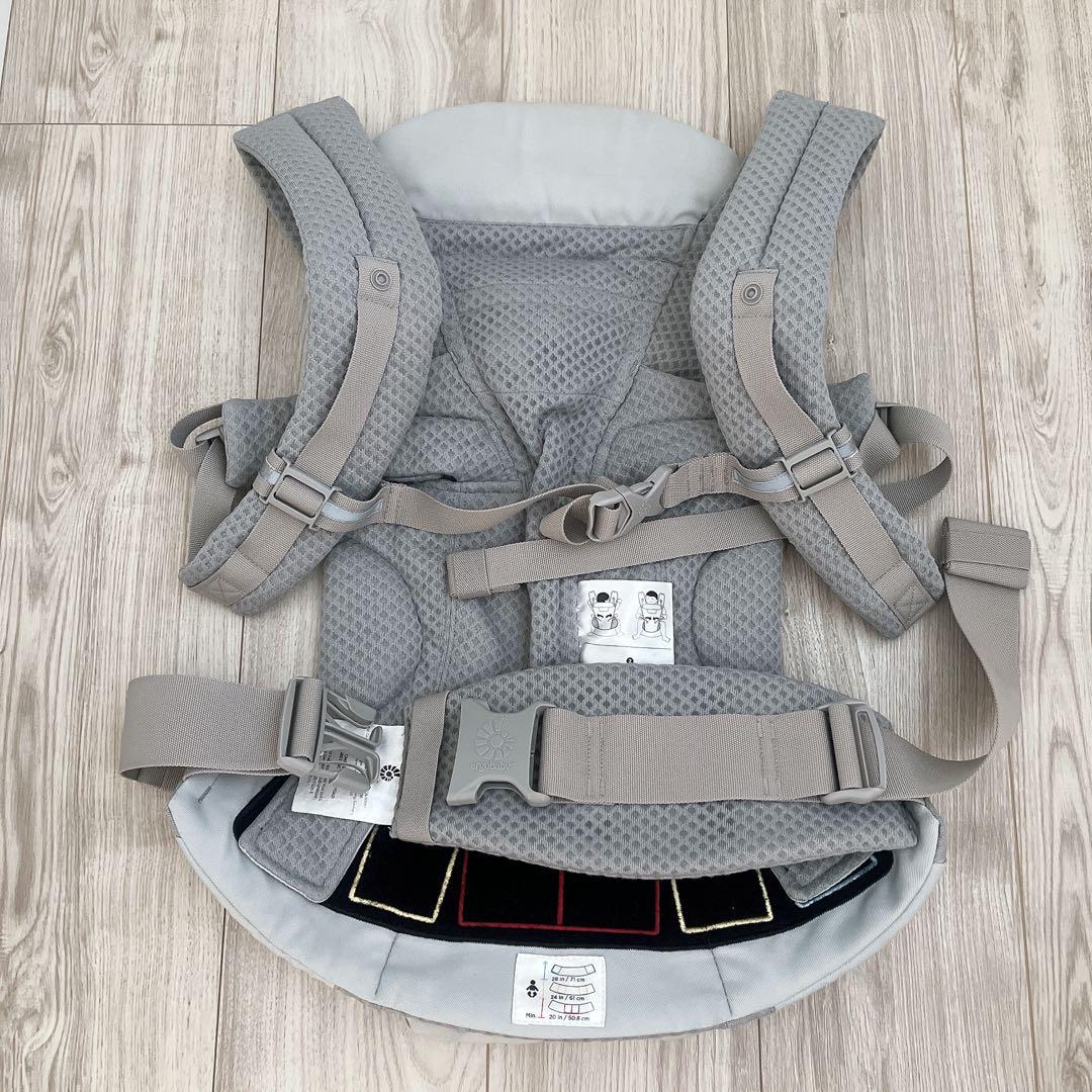 【美品】エルゴベビー オムニ ブリーズ パールグレー