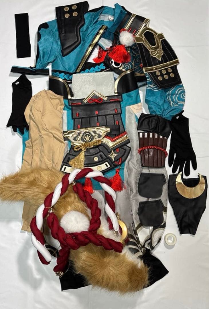 喵屋小铺 原神 ゴロー コスプレ衣装 ウィッグ付