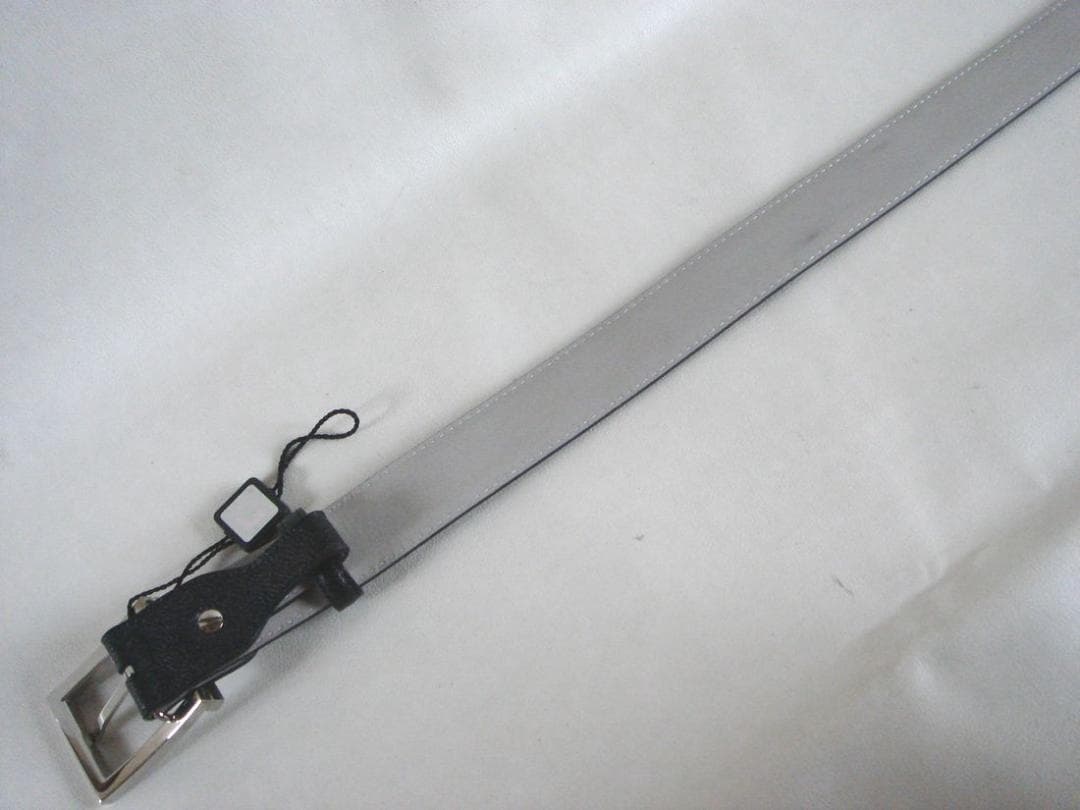 新品未使用品 BVLGARI ブルガリレザーベルト ブラック