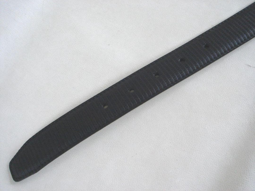 新品未使用品 BVLGARI ブルガリレザーベルト ブラック