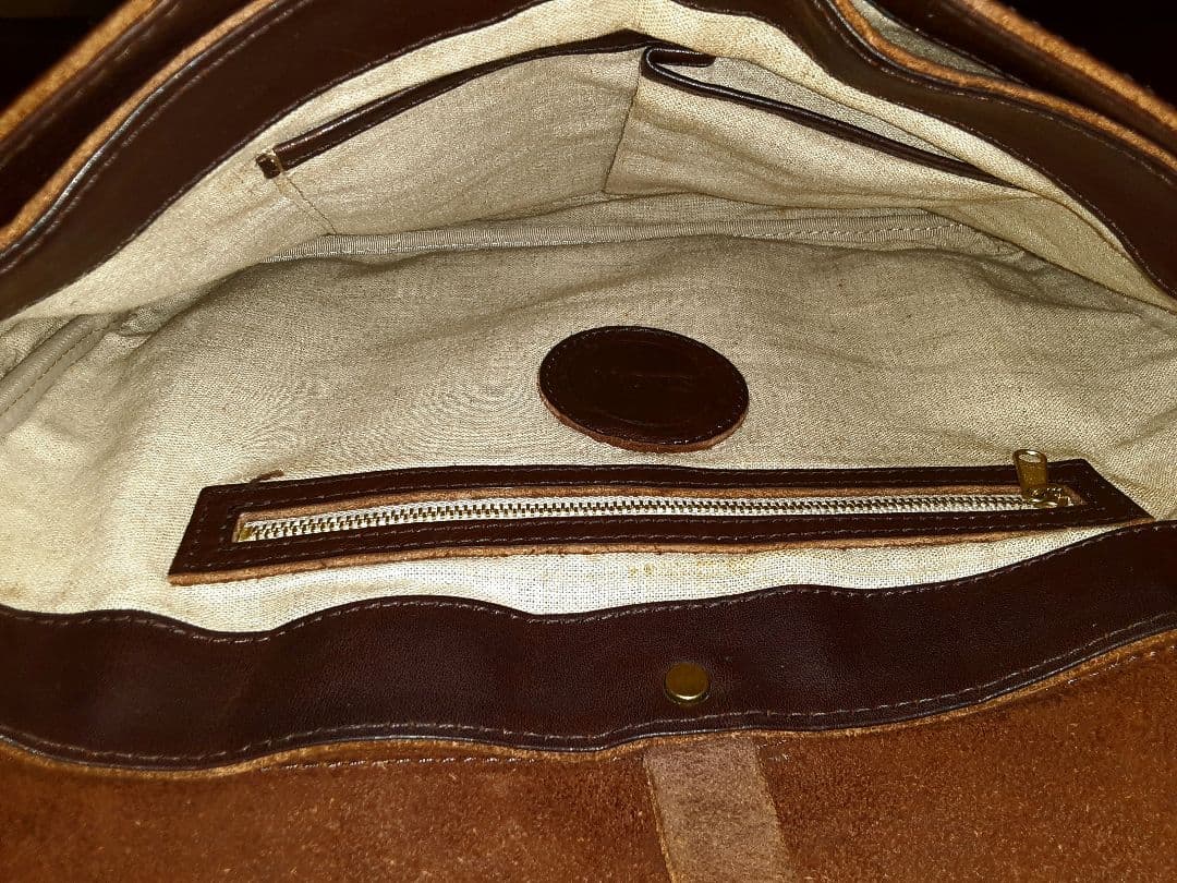 SLOW bono　ダークブラウン　メッセンジャー・ショルダーバッグ　Lサイズ