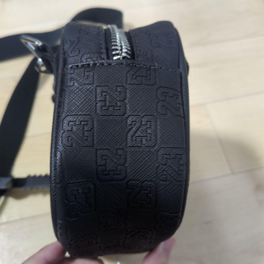JORDANジョーダン カメラバッグ モノグラム黒ショルダーポーチNIKEナイキ