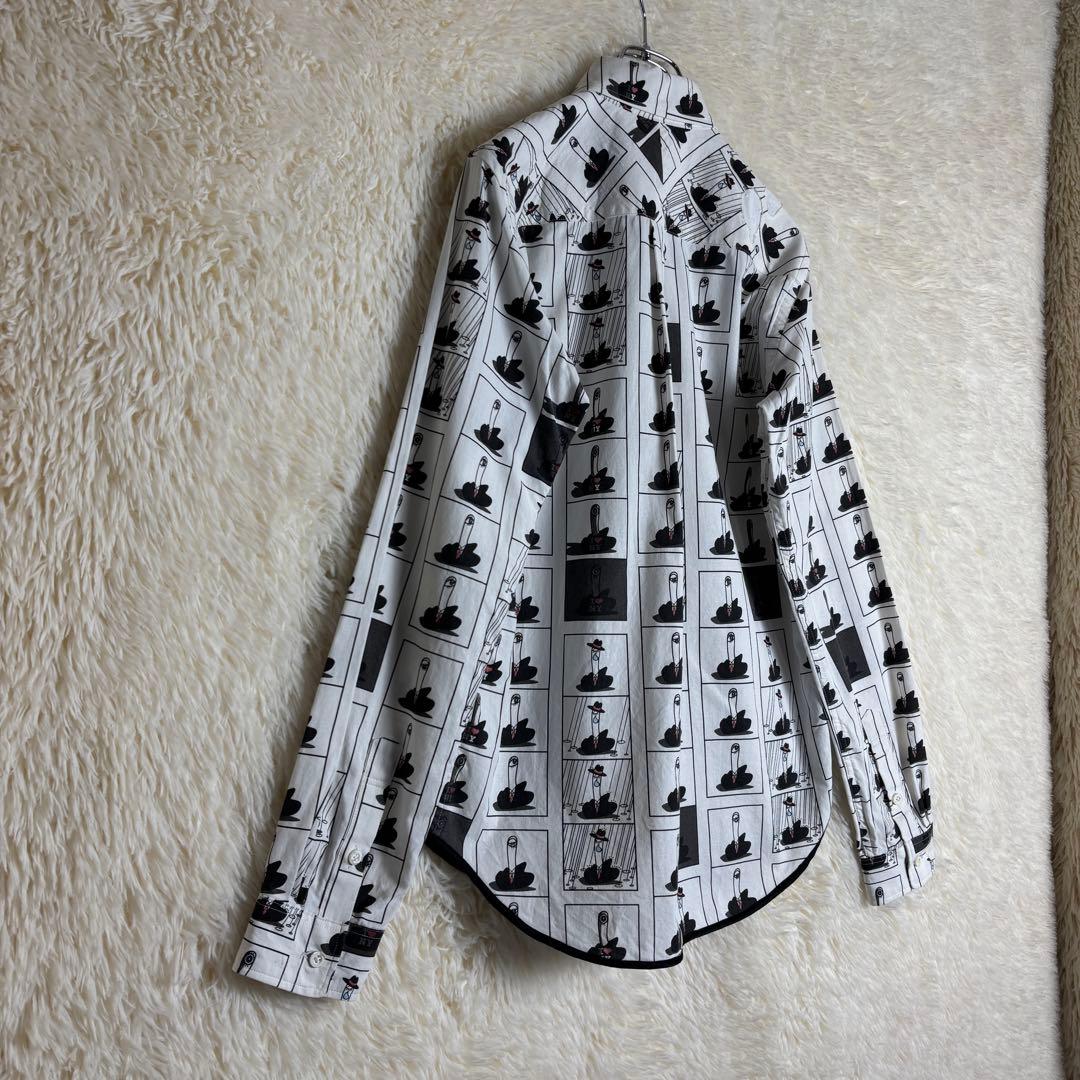 ✮M　長袖シャツ　ナンバーナイン　宮下期　アーカイブ期　アート　世界観　日本製✮