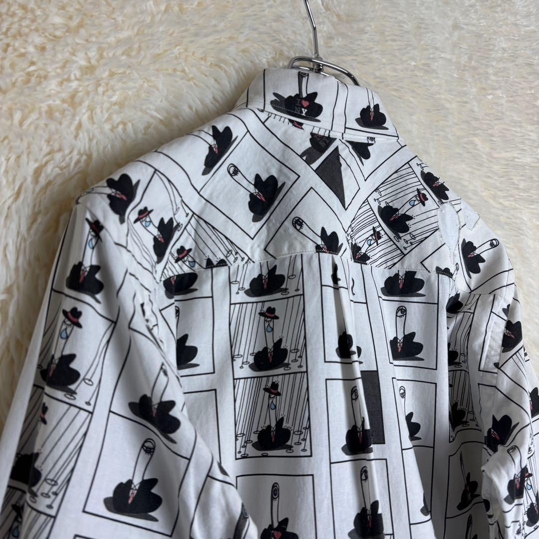 ✮M　長袖シャツ　ナンバーナイン　宮下期　アーカイブ期　アート　世界観　日本製✮