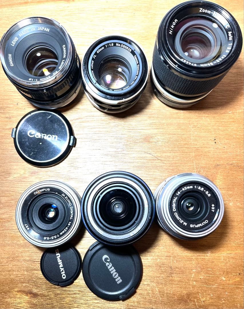 Canon Nikon Olympusジャンクレンズセット＃056