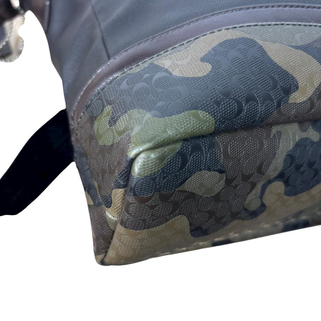 【COACH】メッセンジャーバッグ ブラック カモフラージュ メンズ