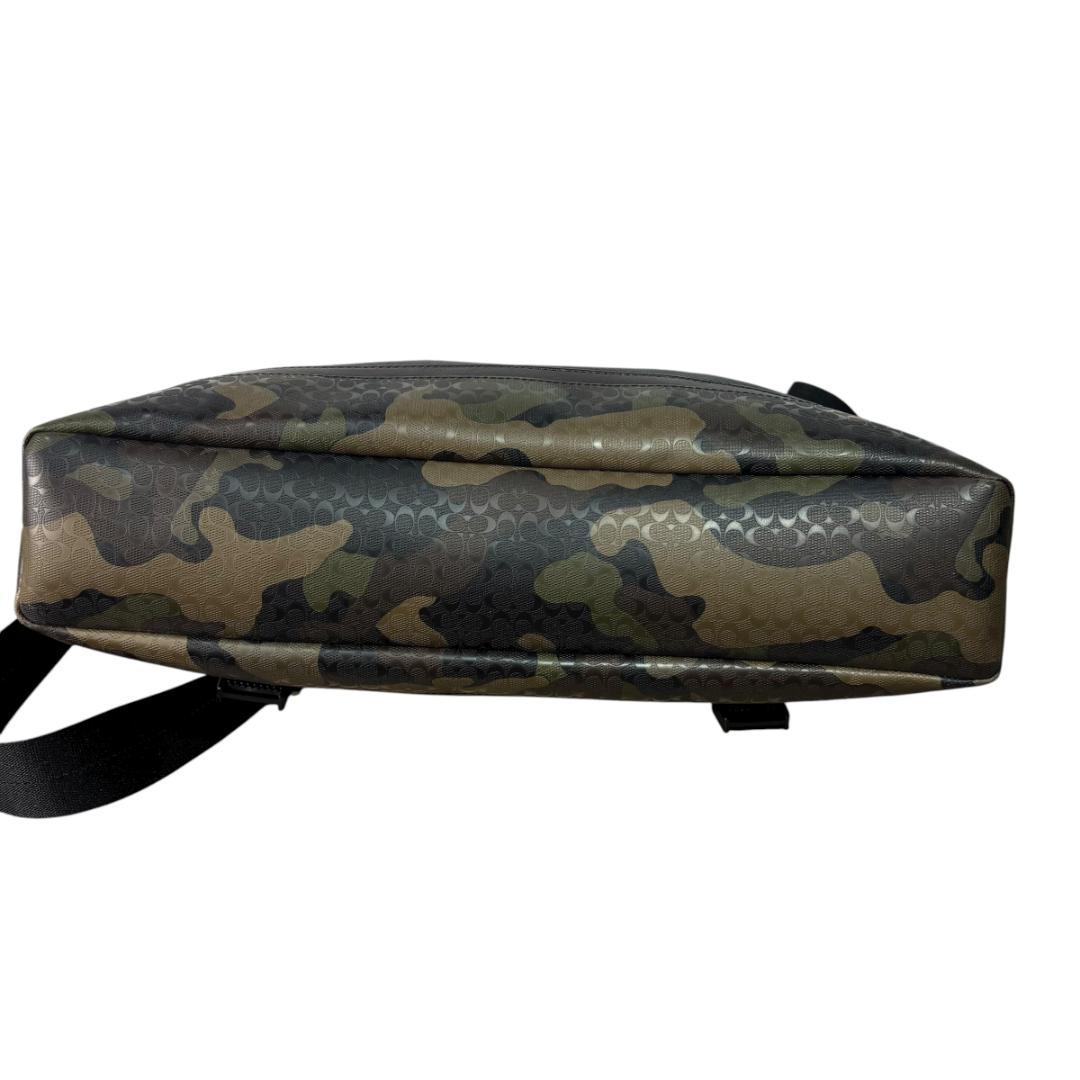 【COACH】メッセンジャーバッグ ブラック カモフラージュ メンズ