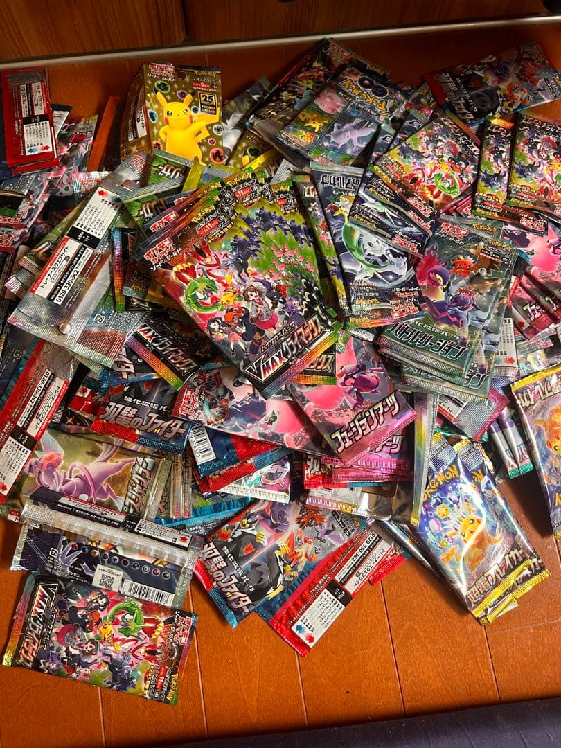 ポケカ開封済みパック　山盛り　匿名配送