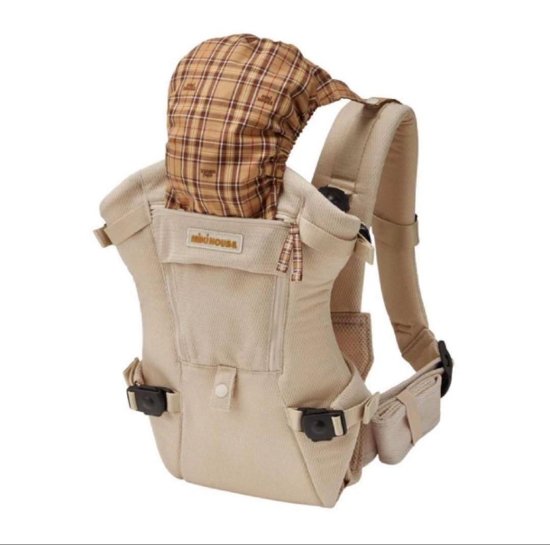 ★新品未使用 / ミキハウス / MikiHOUSE / 抱っこ紐 / ベージュ